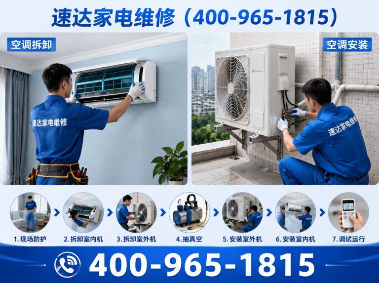 乐山空调拆装展示图